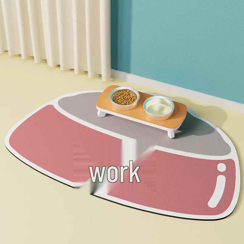 

Cross-border Pet Feeding Mat: Splash-Proof, Non-Slip, Diatomaceous Earth, Quick-Dry, Water-Absorbent, Cat Paw Design for Cats and Dogs 30x40cm Small