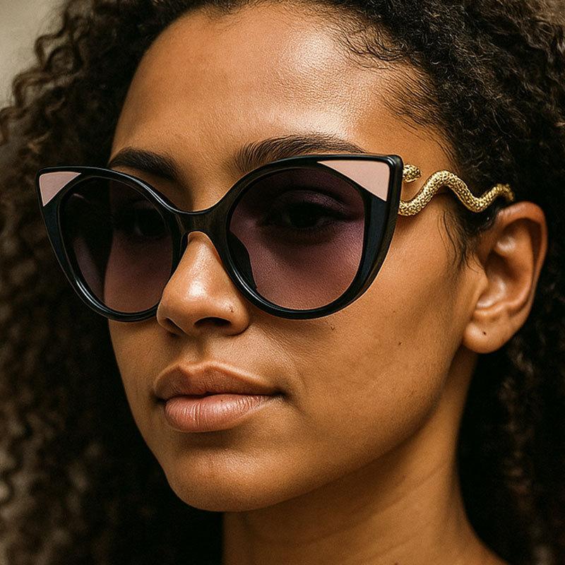 Vintage Snake Cat Eye Reading Eye Glasses Women Myopia Customize Prescription Optical Lens Anti Blue Light Photochromic Frame