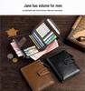 Men's Retro Short Wallet: Multifunctional, Large Capacity Card Holder & Driver's License Case