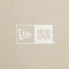 NEW ERA Short Sleeve Oversized Stone white Oversized Cotton Tee Box Logo T-Shirt S/S