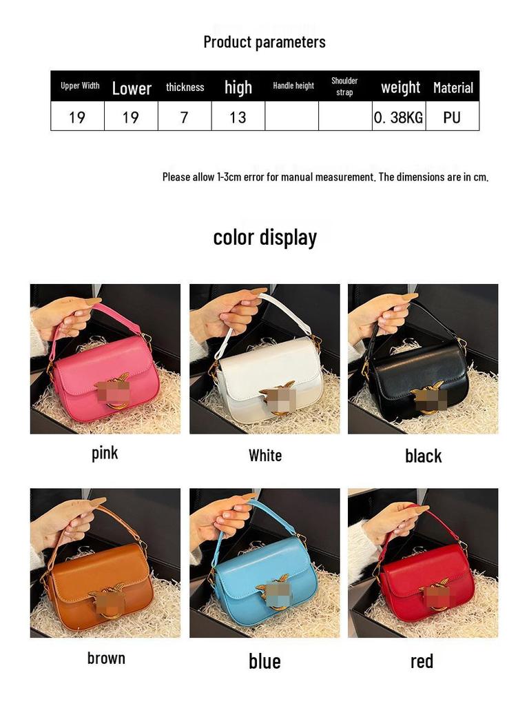 Elegant Minimalist Crossbody Bag: Retro Women's Luxury Shoulder and Underarm Design