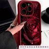 Red Rose Apple 16promax Mobile Phone Case Sexy 11/12 Soft Case 15Pro Creative XSMAX Cool