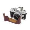 kinokoo OLYMPUS E-M10 Mark IV Half Case, Genuine Leather (Coffee)