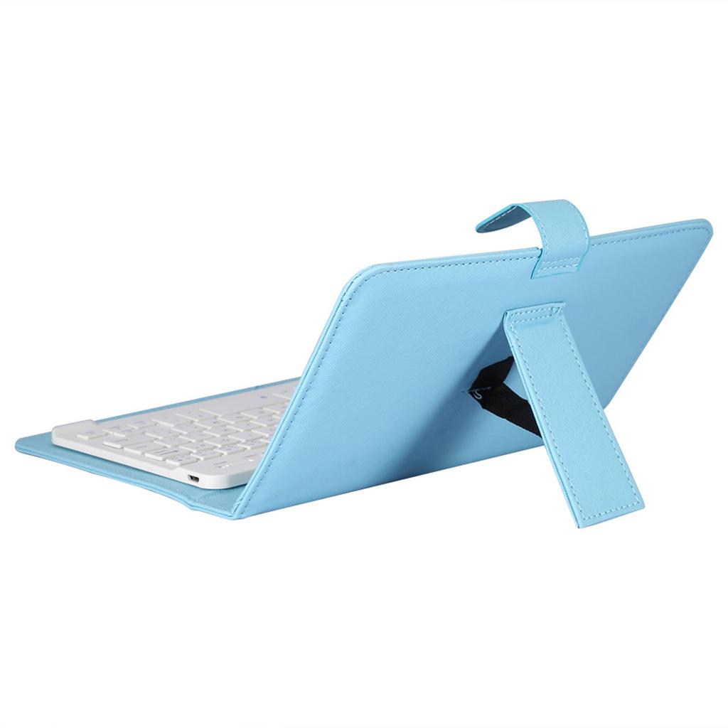 Universal Wireless Bluetooth Keyboard Flip Case Cover with Stand for iOS Android Phones