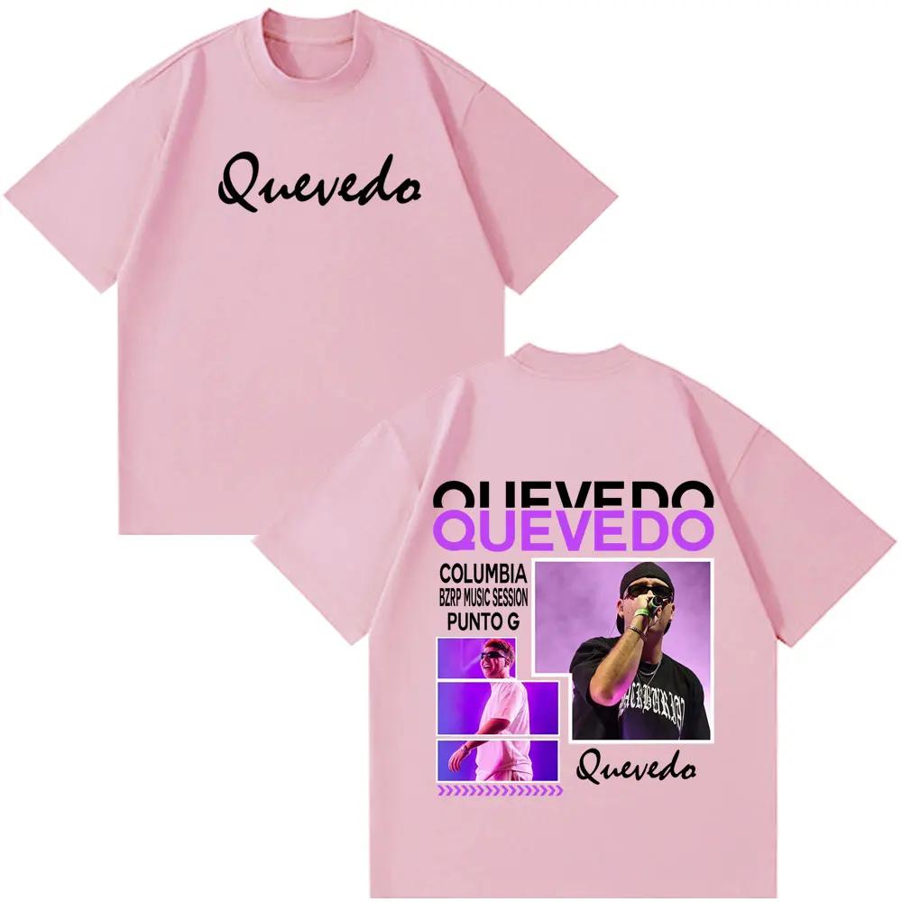 Rapper Quevedo Buenas Noches 2026 Vintage Graphic Tshirt Unisex Women Fashion Shortsleeved Tshirt Loose Harajuku Casual Tshirts