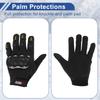 Motoforti Long Finger Gloves Motorcycle Gloves Cycling Gloves for Climbing Motorcycling Hiking Cycling Rubber/Plastic 19.5x11cm