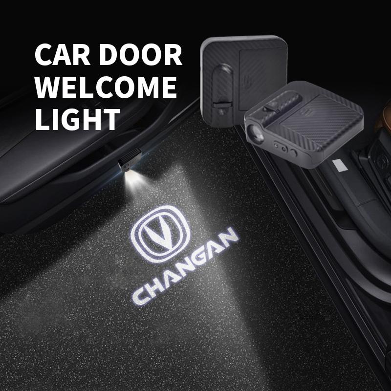 HD LED For CHANGAN CS75 Plus CS35 CS15 CS95 CX70 CX20 CS55 Hunter Car Door Courtesy Light HD Projector Welcome Lamp