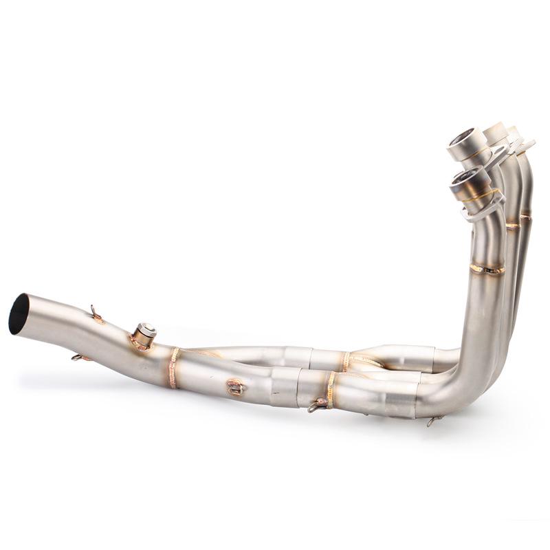 Stainless Steel Front Exhaust Pipe for YZF-R6 Motorcycle (2006-2016) - Easy Installation