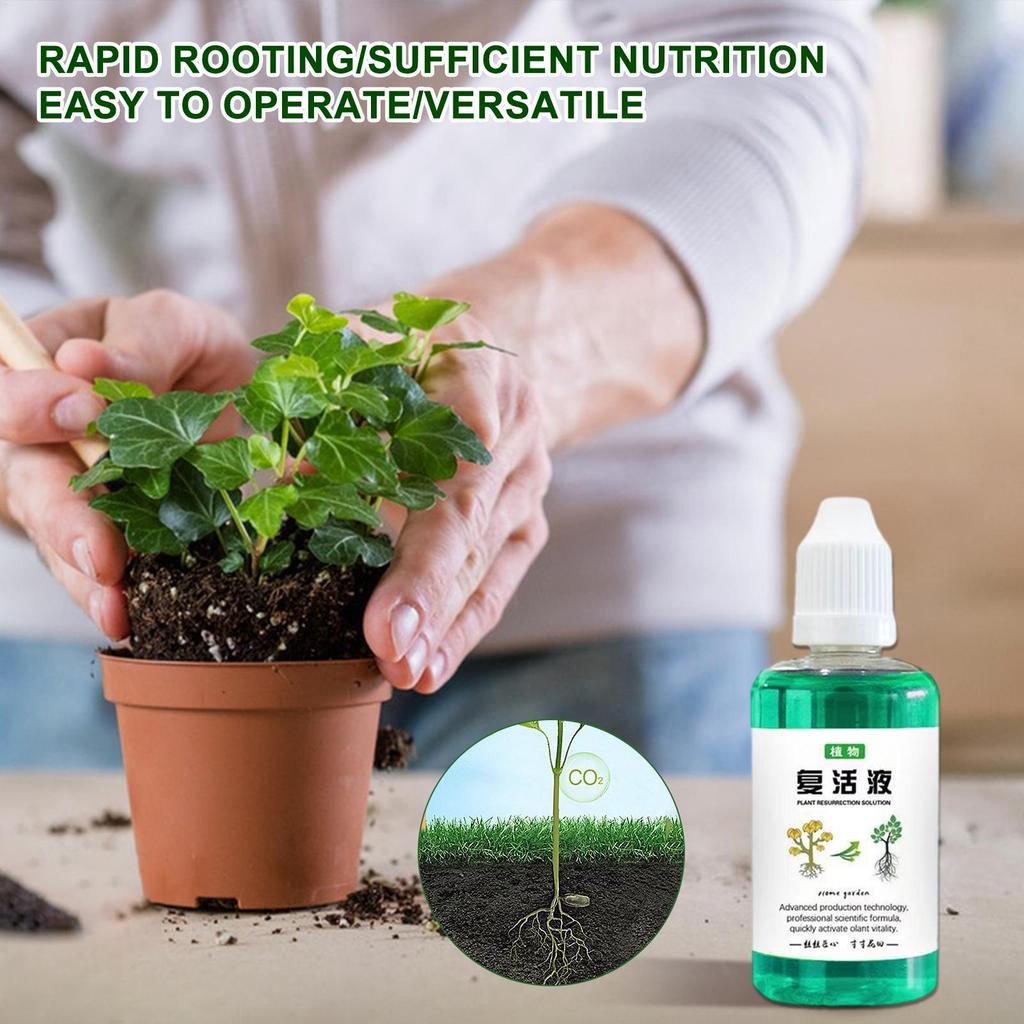 50ml Plant Root Stimulator, Liquid Fertilizer Nutrient Solution for Faster Growth, Indoor Outdoor Root Booster for Home Garden