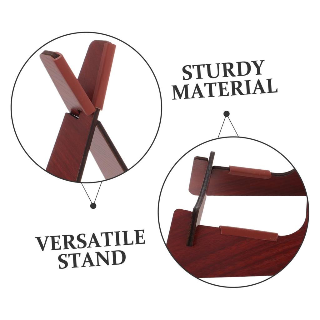 Totority Sanshin Stand, Wooden Removable Design, Stable Floor Stand, Multifunctional Instrument Holder, Compatible with Violin and Banjo, Simple and