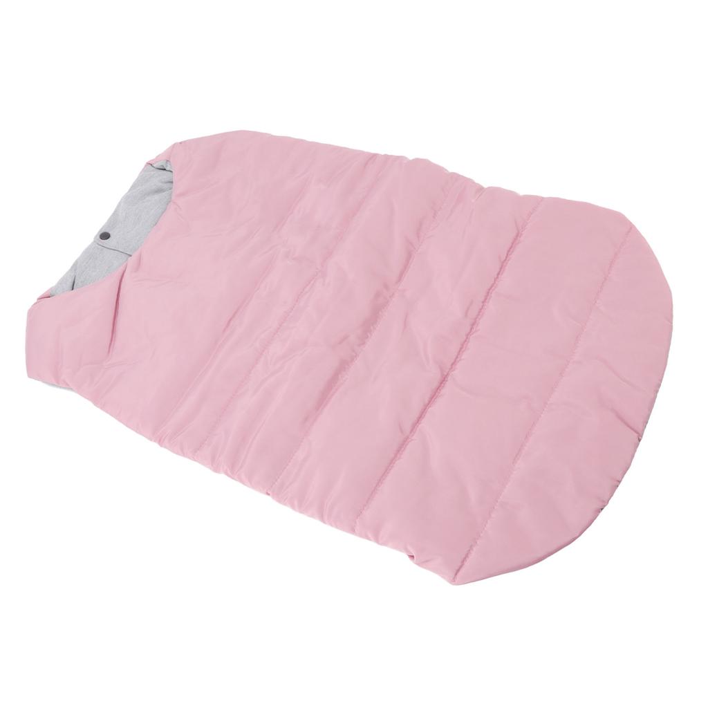 Dog Winter Coat Double Sided Wearable Cute Large Dog Warm Coat for Autumn and Winter Pink