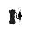 Outdoor Camping Thicken Pulley Rope Adjustable Tent Canopy Rope Lifting Pulley Hook Tent Canopy Fixing Pulley Rope Pulley Rope