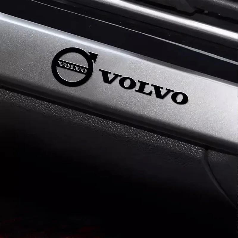 4/8 Stück Volvo Auto Metall Dekor Aufkleber Auto Innenraum Aufkleber für Volvo XC40 XC60 XC90 S60 S90 V50 V70 V60 Auto Innenraum Zubehör