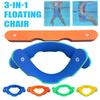 Water Recliner 3-in-1 Float-N-Fold Water Chair Non-Inflatable Foam Lounger Chair Adult Floating Pool Noodle for Pool Beach Lake Summer Party
