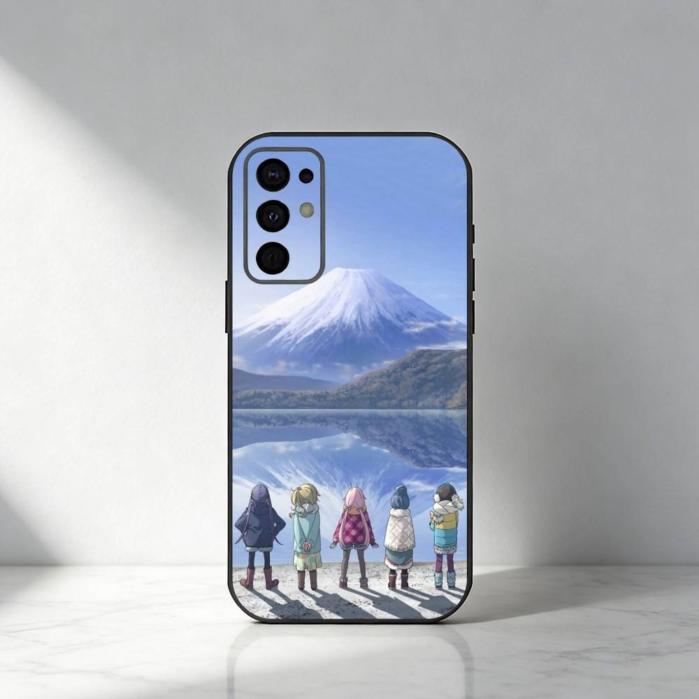 L-Laid-Back C-Camp  Phone Case For Samsung S25,S24,S21,S22,S23,S30,Ultra,S20,Plus,Fe,Note,5G Black Cover