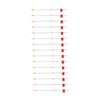 15pcsset Mini Winter Ice Fishing Rod Top Tip Durable Extension Rods Fishing Tackle Fishing