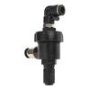 Black Quick Exhaust Valve Cylinder Accessory Exhaust Elbow Valve