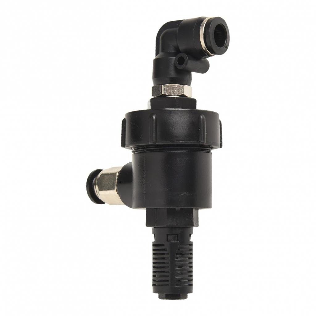 Black Quick Exhaust Valve Cylinder Accessory Exhaust Elbow Valve