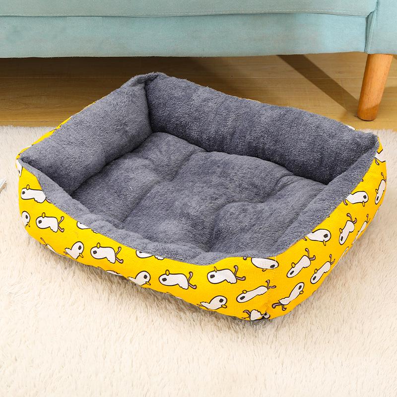 Universelles Haustierhaus mit warmer Matte für Hunde und Katzen - Geeignet für alle Jahreszeiten