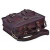 Genuine Leather Messenger Shoulder Crossbody Laptop Briefcase Casual Handbag.