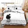 2D Mafalda Bedding Set Single Twin Full Queen King Size Bed Set Kids Bedroom Duvetcover Sets Anime Mafalda Bed