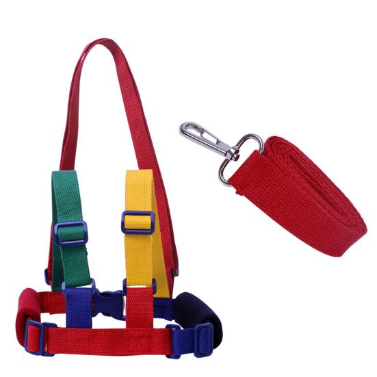 

Регулируемый детский поводок 1,2 м, удлиняющаяся цепочка, снижает давление на плечи, детский ремень, детский антипотерянный браслет на запястье A зелёный