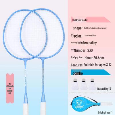 Kinder-Karbonlegierung-Badmintonschläger-Set