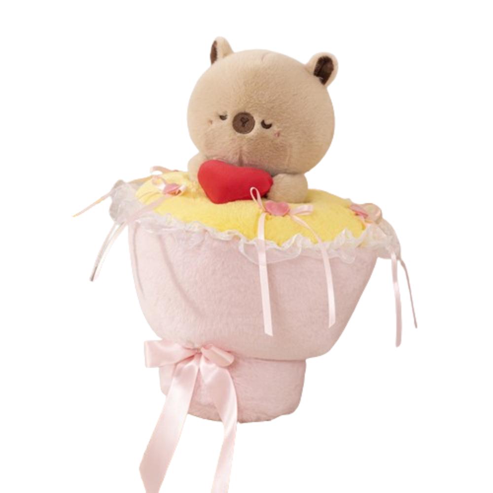 Handmade Panda Bouquet Plush Toys Cartoon Animal Animal Bridal Bouquet  Holiday Gifts
