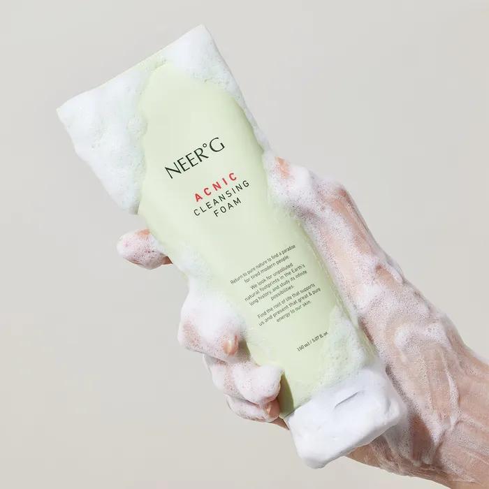 [Acne-Promoting] Sensitive Skin Exfoliation & Oil-Moisture Control Mild Alkaline PHA _Acnic Mild Alkaline Cleansing Foam 150ml