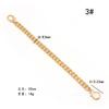 1pc Metal Cross-Body Purse Strap Extender,Handbag Shoulder Strap Extender,Bag Chain Accessory Charms