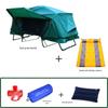 Double Layer Stormproof Outdoor Tent for Two - Rainproof, Thickened, Off-Ground, Perfect for Camping, Cold Weather, and Fishing
