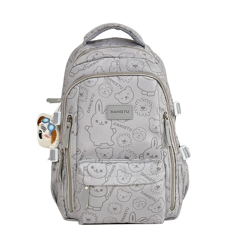 Graffiti Print Backpack Women's Backpack Large Capacity Student Schoolbag