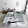 The Untamed Lan Zhan Fleece Throw Blankets Yaoi Lgbt Wang Yibo Blanket for Bed Office Ultra-Soft Plush Thin Quilt