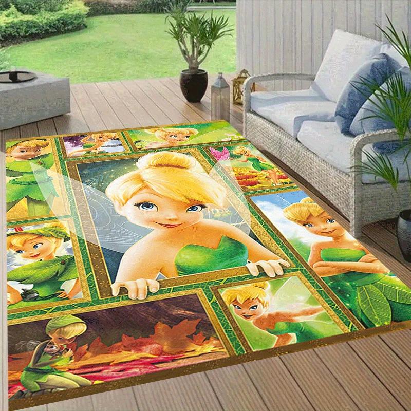 1pc Tinker-Bell Carpet Area Rug, Bedroom, and Playroom Durable, Stain-Resistant, and Easy To Clean, Living Room