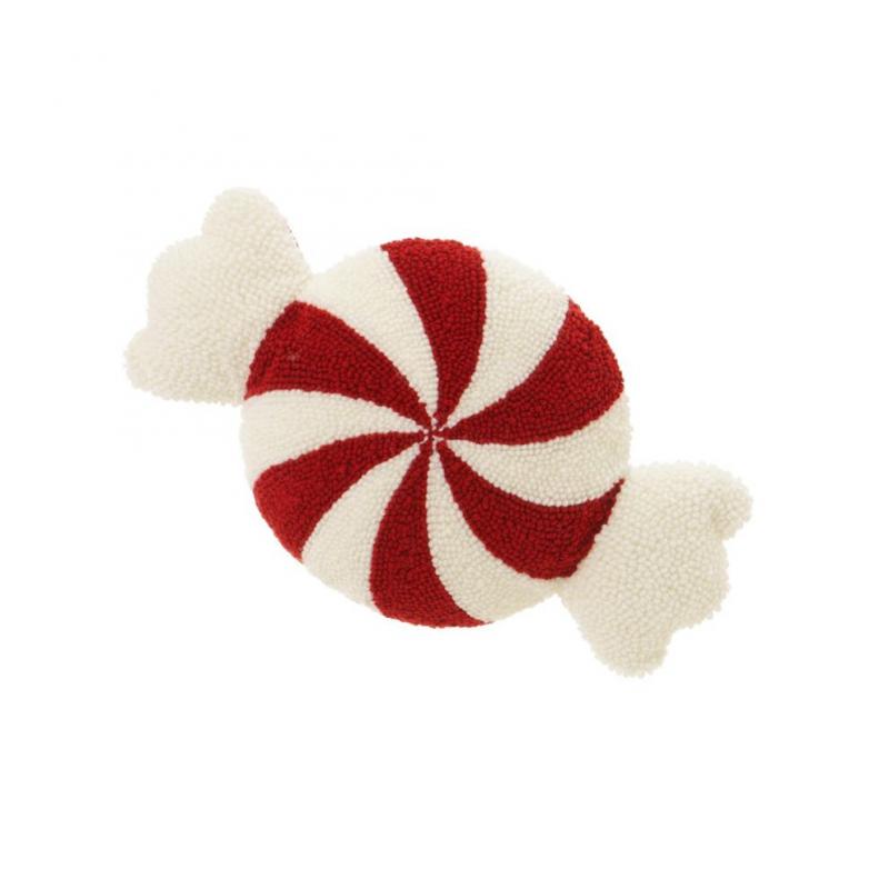 Niedliche Weihnachtskissen, Weihnachtskissen Aus Plüsch und Süßigkeiten, Weihnachtsdekoration für das Sofa im Winterschlafzimmer