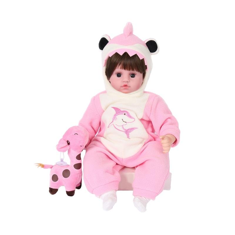 

Большая кукла Реборн Реалистичная говорящая кукла-младенец Мягкий винил для детей Наряжать Подарок Идеально для девочек