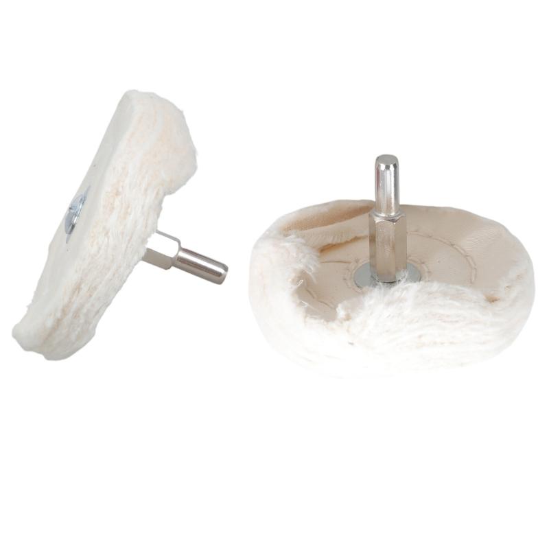 T-förmiger Griff Polierscheibe Stoffscheibe 6mm Schaft Für effizientes Polieren Vielseitige Anwendung in Metall Holz Schmuckarbeiten