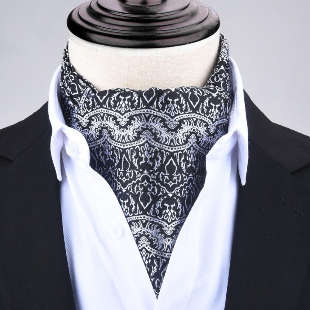 British style Wedding Cravat Luxury Neck Tie Fashion Men Cashew Tie