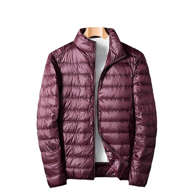 Stand-up Collar Light Feather Cotton Clothes Warm Cotton Clothes Fashion Casual Jacket Jacket