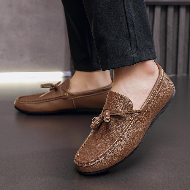 Luxury Brand Men Loafers Fashion Man Casual Shoes Breathable Comfortable Slip-on Lazy Driving Shoes Walking Boat Shoes Moccasins
