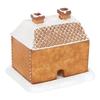 Handmade Gingerbread House Incense Burner House Resin Christmas Cabin Incense Burner Craft Incense Cone Burner Home Decoration