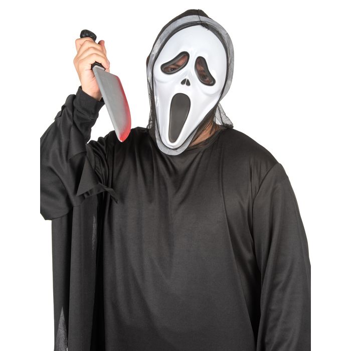 Maske mit Kapuze - Scream - Erwachsene - Weiß - Innen