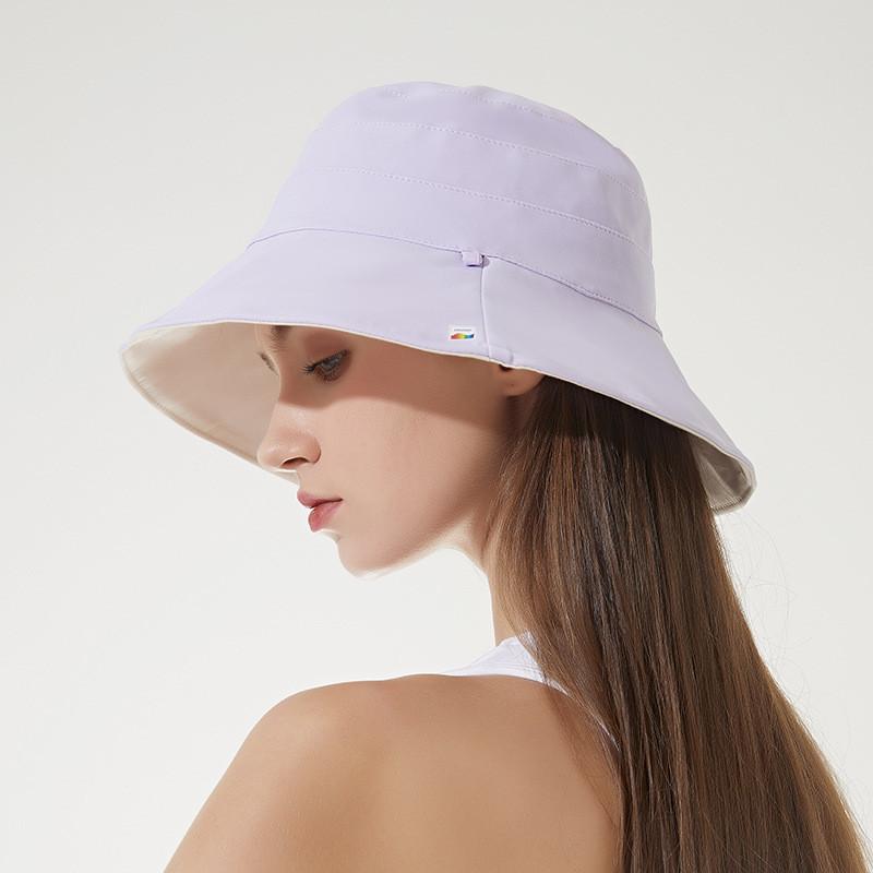 Ice Silk Sun Hat For Women With Wide Brim Uv Protection Summer Fishing Cap Sunshade Accessory