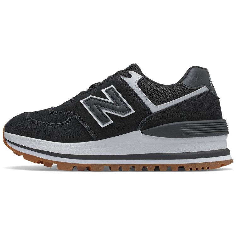 

New Balance 574 Black Gum Женские кроссовки белые WL574CAF