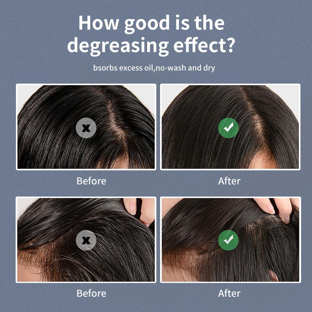 Šamponovací prášek Clean Oil Head Bangs k odstranění oleje Modelovací prášek Peng Peng Powder Svěží a nemastný