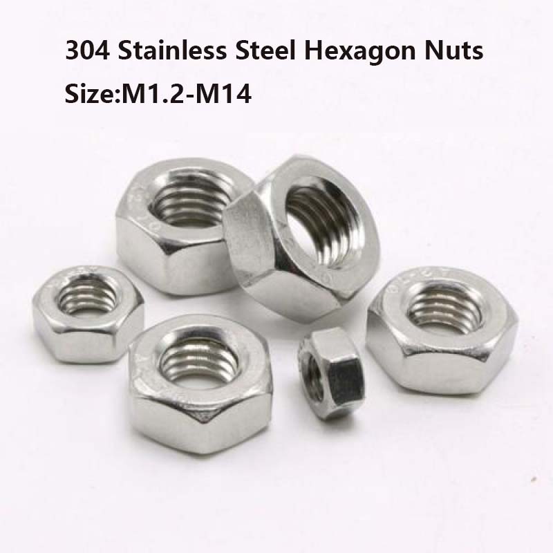 304 Stainless Steel Hexagon Nuts