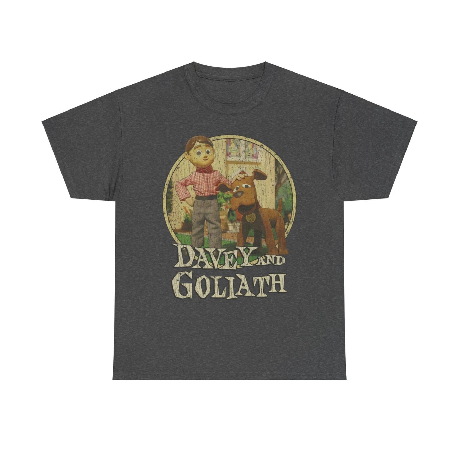 Davey and Goliath 1961 Animated TV Show T-shirt XL