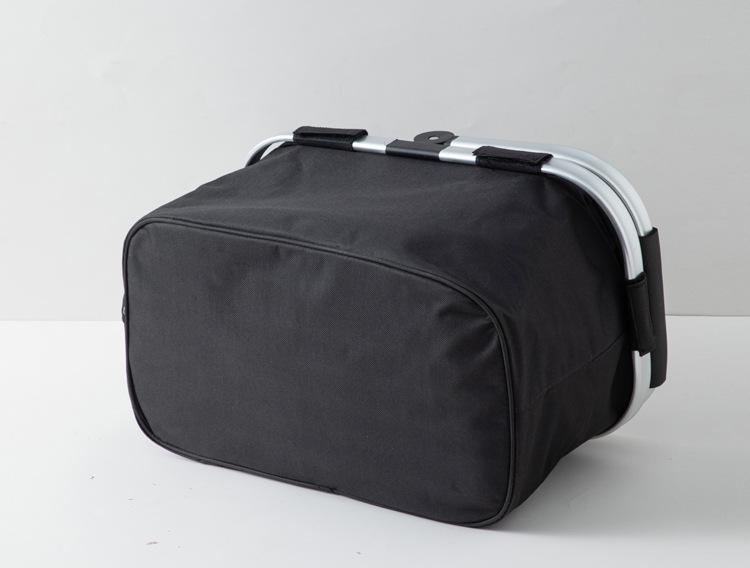 Insulated Folding Picnic Basket & Thickened Shopping Tote for Camping