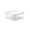 Microwaveable Food Storage Box: Fresh-Keeping Vegetable, Frozen Meat, Fruit Compartment & Freezer Layer Container