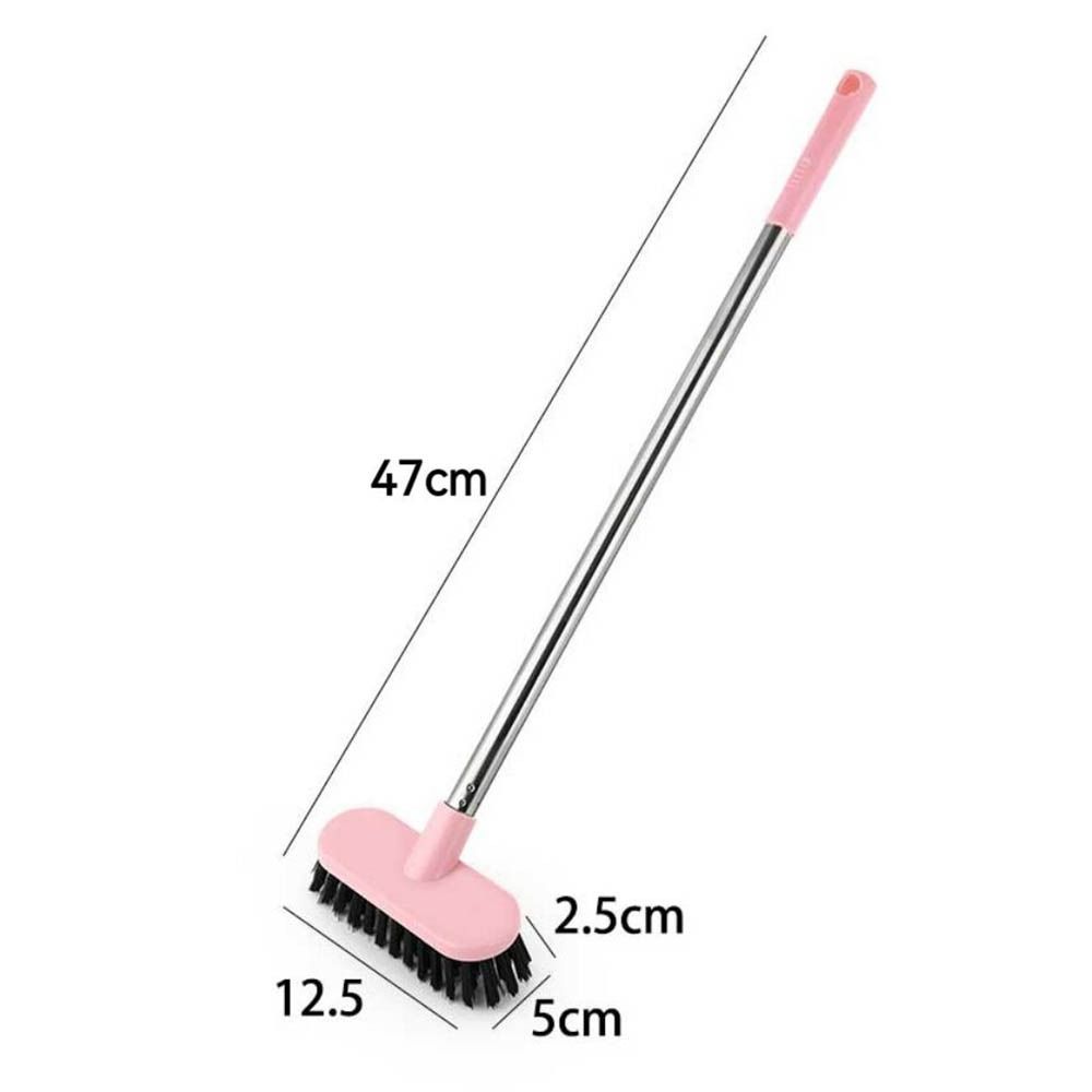 Multifunctional Floor Scrub Brush Long Handle Hard Bristle Brush Tile Gap Brush  Household Cleaning